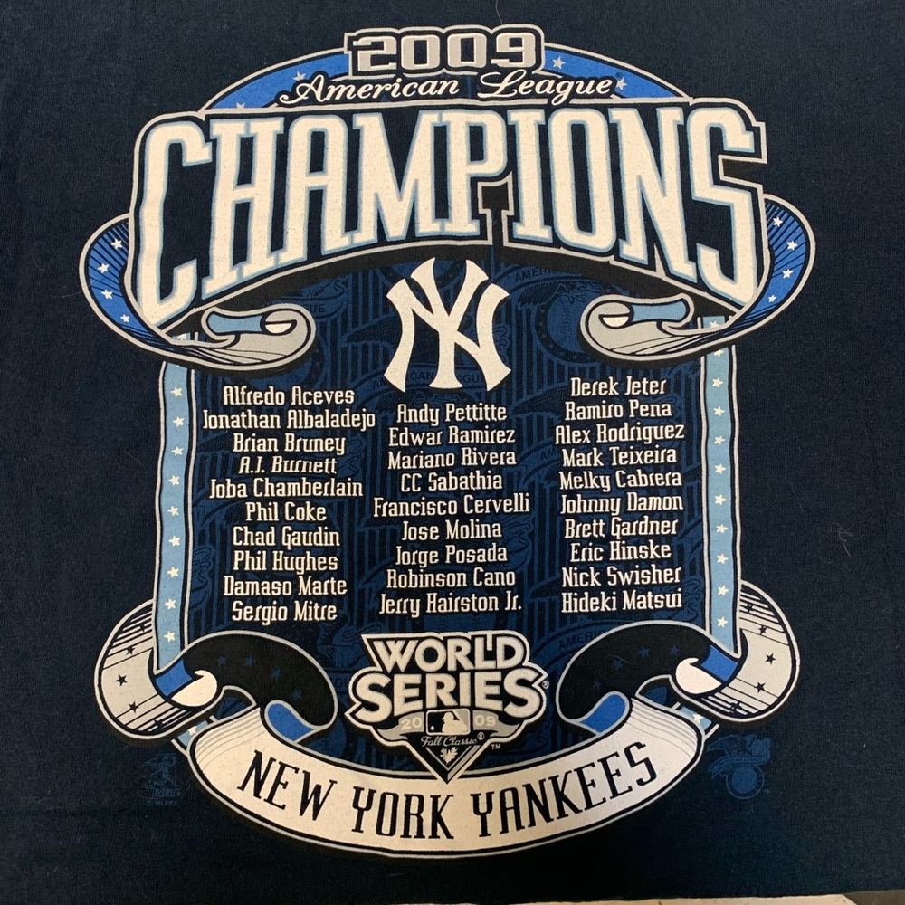 MensNY Yankees 2009 Division Champs Shirt
